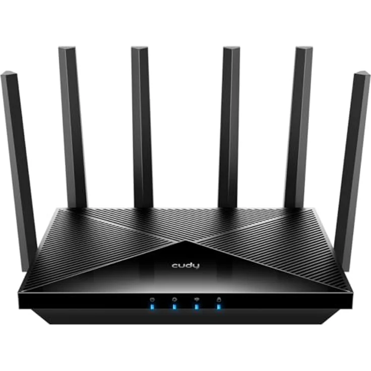 Cudy BE11000 Tri-Band WiFi 7 Router, 6-Stream bis zu 11000 Mbps, 4 × 2,5G Ports, VPN Server und Client, Cudy App, Mesh, 6 × High-Gain-Antennen, WR11000 – Bild 1
