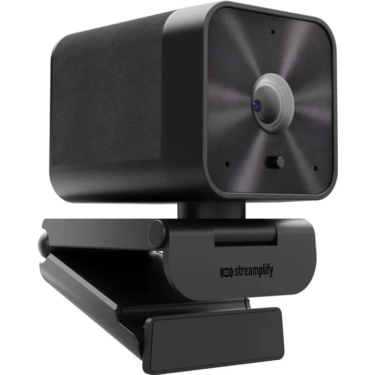 streamplify Streamplify CAM G, QHD Webcam mit Dual-Mikrofonen, automatischer Fokus- und Lichtanpassung, schwenk- und neigbar
