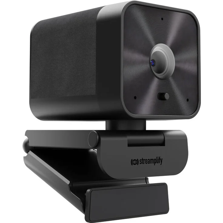 streamplify Streamplify CAM G, QHD Webcam mit Dual-Mikrofonen, automatischer Fokus- und Lichtanpassung, schwenk- und neigbar