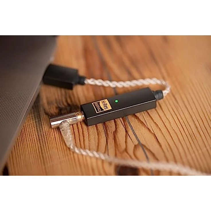 iFi GO link - DAC & Amplifier - USB-C auf 3,5 mm Adapter - Verbessert den Klang von jedem Gerät - Dynamic Range Enhancement - Flexibles Kabel - Unterstützt hochauflösende 32-bit/384 kHz/DSD256/MQA – Bild 4