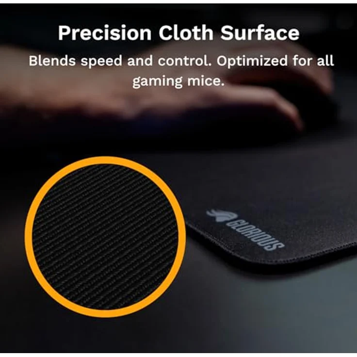 Glorious Gaming Mauspad GMP 2 – XXL – Spritzwasserfestes Mauspad für Geschwindigkeit & Kontrolle, 915mm x 460mm x 3mm – 2XL Tischmatte – Bild 3