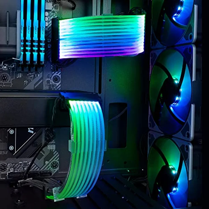 Sharkoon Shark Xtend 24-Erweiterungskabel, RGB, Black – Bild 5