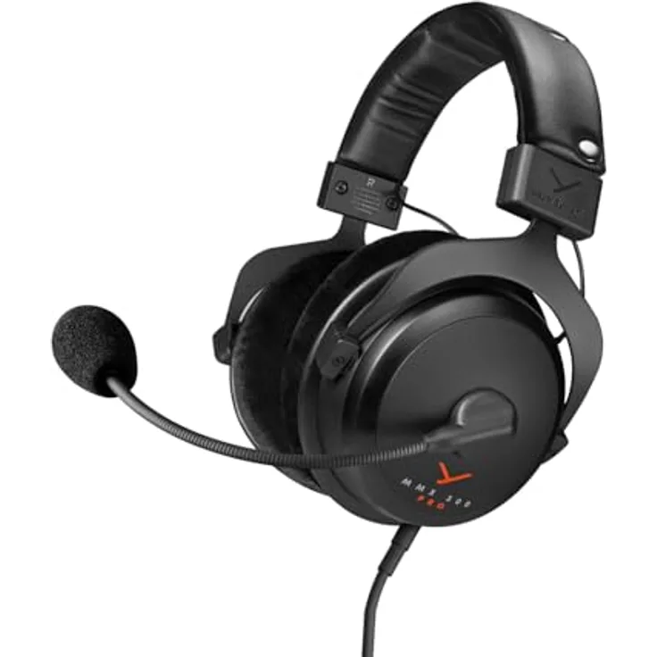 beyerdynamic MMX 300 PRO Gaming-Headset mit STELLAR.45-Treiber und Kondensatormikrofon, kabelgebundenes Gaming-Headset für PC, Xbox, Playstation und Nintendo Switch, Handmade in Germany
