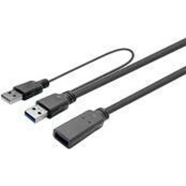 VivoLink PROUSB3AAF10C, 10 m USB A-A Kabel, USB 3.2 Gen 1, aktiv, Schwarz