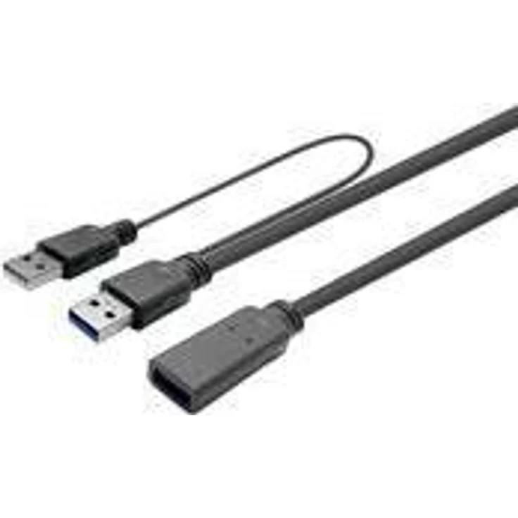 VivoLink PROUSB3AAF10C, 10 m USB A-A Kabel, USB 3.2 Gen 1, aktiv, Schwarz