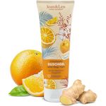 Jean & Len Duschgel Orange & Ingwer, erfrischendes pH-hautideales Duscherlebnis, 250 ml, veganes Duschgel ohne Parabene & Silikone