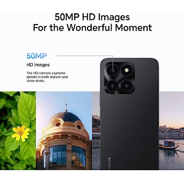 Honor X6a 128GB/4GB Dual-SIM midnight-black – Bild 4