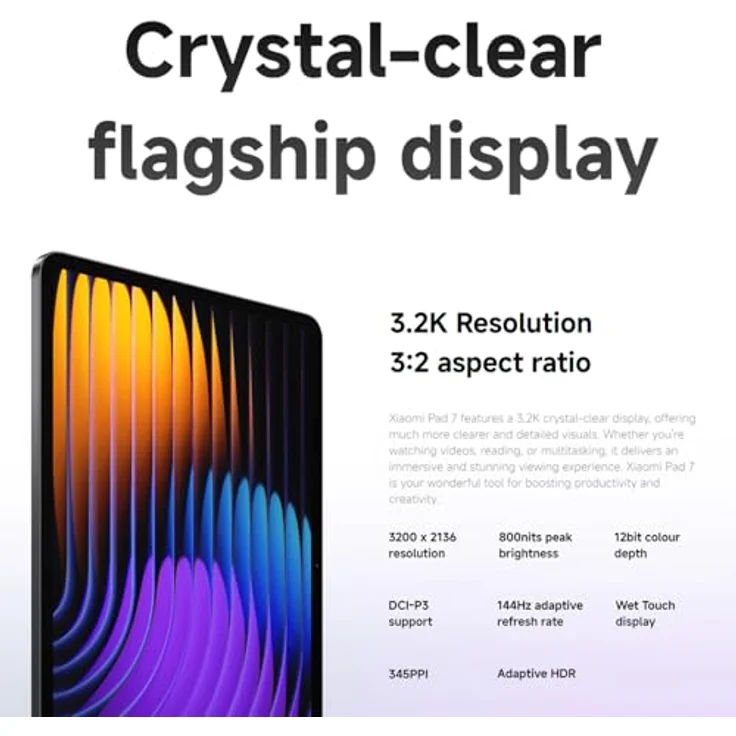 XIAOMI Xiaomi Pad 7, Tablet-PC, 11,2 Zoll IPS-Display, 128 GB, Snapdragon 7+ Gen 3, Grün – Bild 4