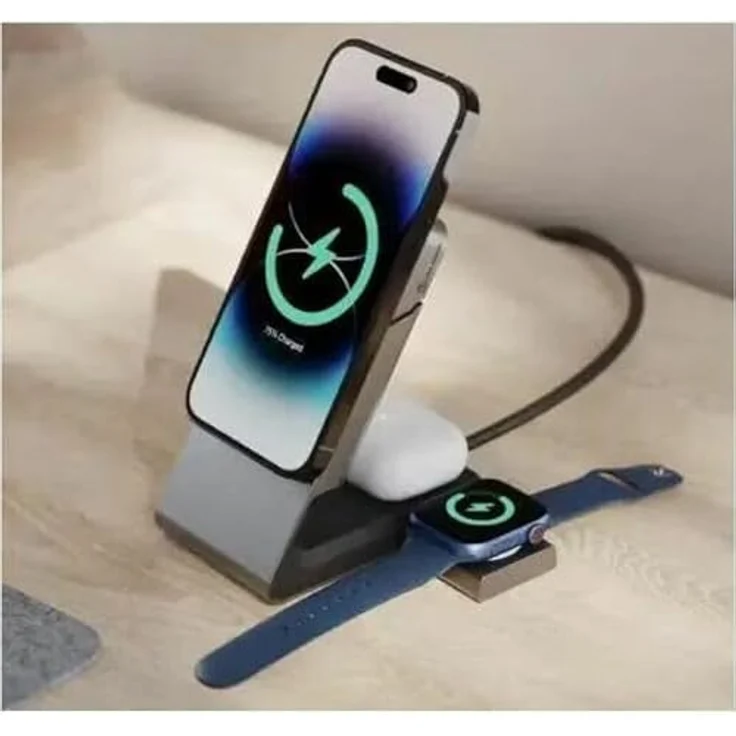 Alogic Magnetic Apple Watch Charger, Smartwatch Zubehör mit Magnetladung, Weiss – Bild 4