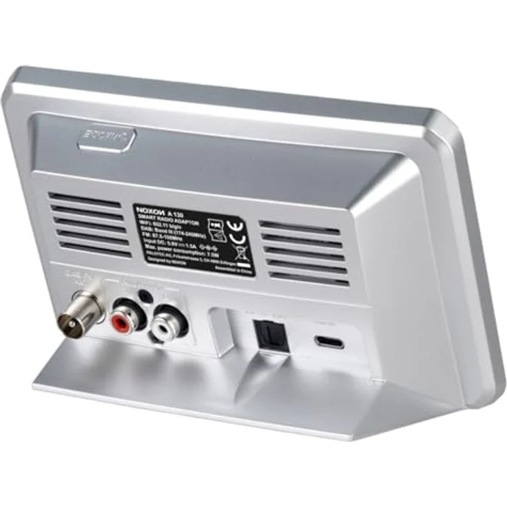 Noxon A 130 Silber, DAB+/UKW & Internet-Radio, Bluetooth Audio-Streaming, 4.3 Zoll Farbdisplay, 90 Speicherplätze – Bild 4
