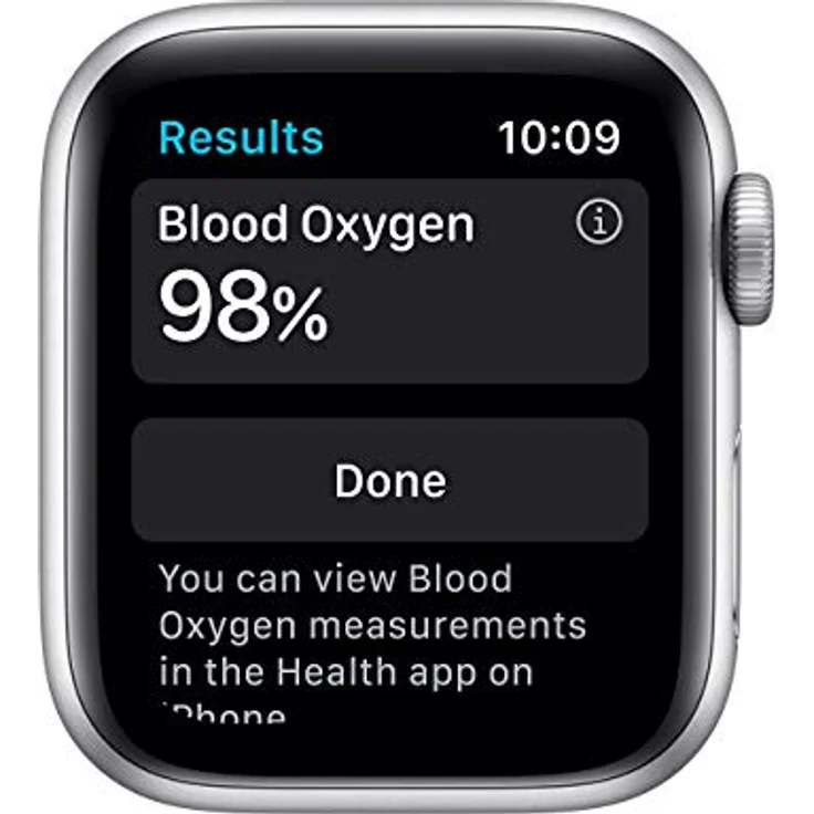 Apple Watch Series 6 (GPS + Cellular, 40MM), Edelstahlgehäuse Silber, Weißes Sportarmband, Blutsauerstoffmessung, EKG-App, Always On Retina-Display – Bild 2