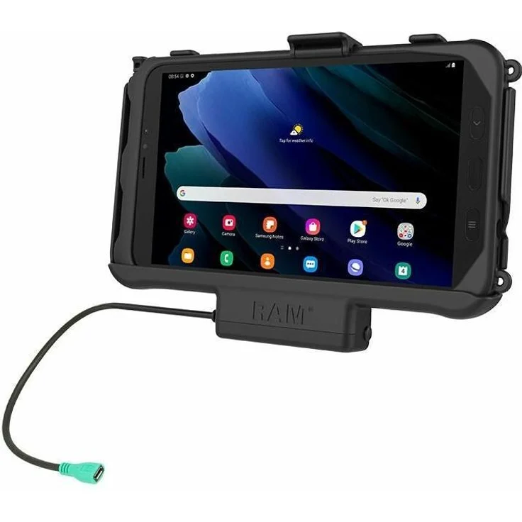 RAM Mounts EZ-Roll'r Powered Cradle, Tablet Halterung, Schwarz – Bild 1