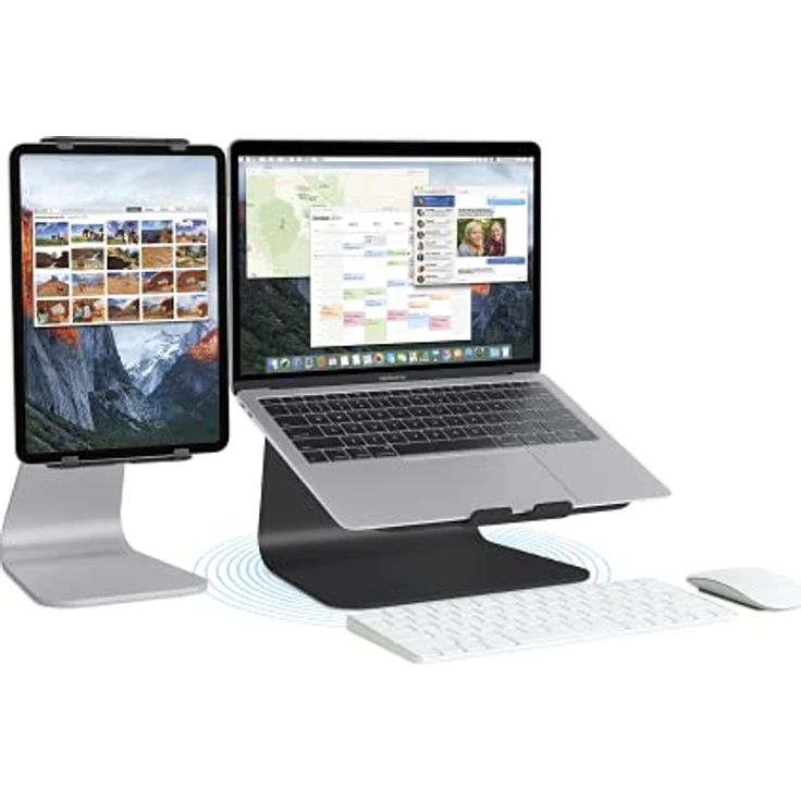 Rain Design mStand360 Drehbarer Ständer für Notebook MacBook 13 15 Zoll Schwarz – Bild 4