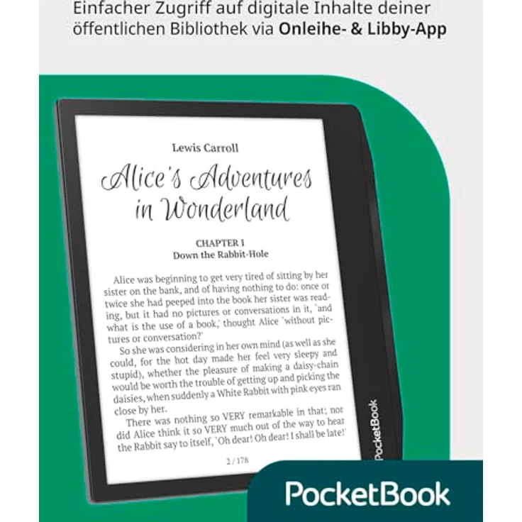 PocketBook Era Lite, E-Book-Reader mit 7 Zoll E-Ink Carta Display, 16 GB Speicher und wasserdichtem Design – Bild 2