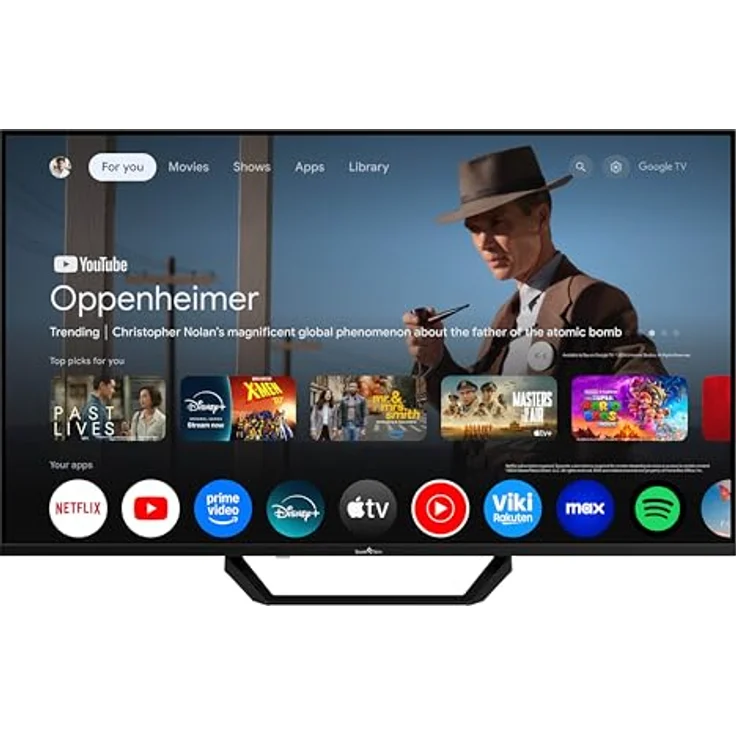 Smart Tech 43QG06V2, 43 Zoll QLED Fernseher mit 4K UHD Auflösung, Google TV, HDR, Bluetooth und Triple-Tuner – Bild 2