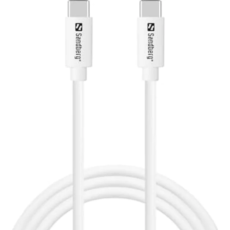 Sandberg USB-C Charge Cable 1M 65W, Handy-Ladegerät, Schwarz
