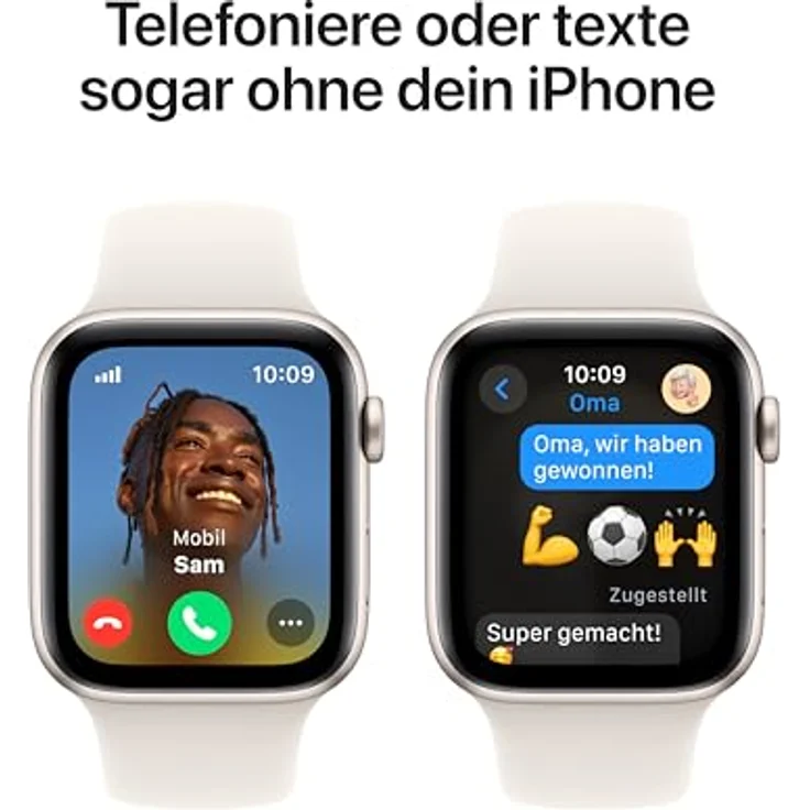 Apple Watch SE (2024) Smartwatch (Watch OS) - Motivierende Fitnessdaten, innovative Features, neue Armbandfarben – Bild 4