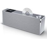 Loewe Klang s3 Lichtgrau, Stereo Smartradio mit CD Player, 120 Watt, DAB, DAB+, UKW, Amazon Music, Spotify Connect, Deezer, Bluetooth, USB, Internetradio, Digitalradio, WLAN Radio, mit App Steuerung
