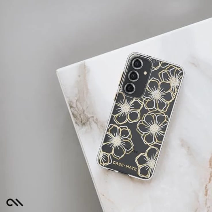 Case-Mate Schutzhülle für Samsung Galaxy S24 Plus, 17 cm (6,7 Zoll), Blumen-Edelstein-Handyhülle mit 3,6 m Fallschutz, kabellosem Laden, kratzfest, glitzernd – Bild 5
