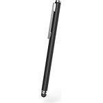 Hama Touchscreen Stift (Eingabestift, Tablet Stift für alle Tablets, Stylus Pen, für Android/iOs, Handy Stift, Tablet Stift, für kapazitiven Touch Display, Touchpen, Pen, mit Clip) schwarz