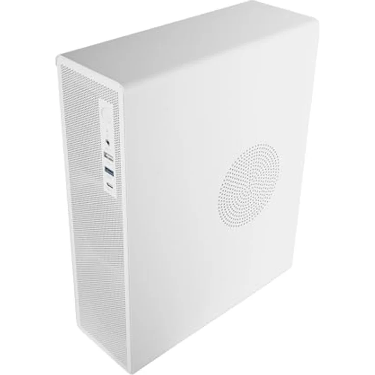 Tacens Aeroslim500, Slim MicroATX PC-Gehäuse mit 500W TFX-Netzteil, optimierte Luftzirkulation, Weiß – Bild 2