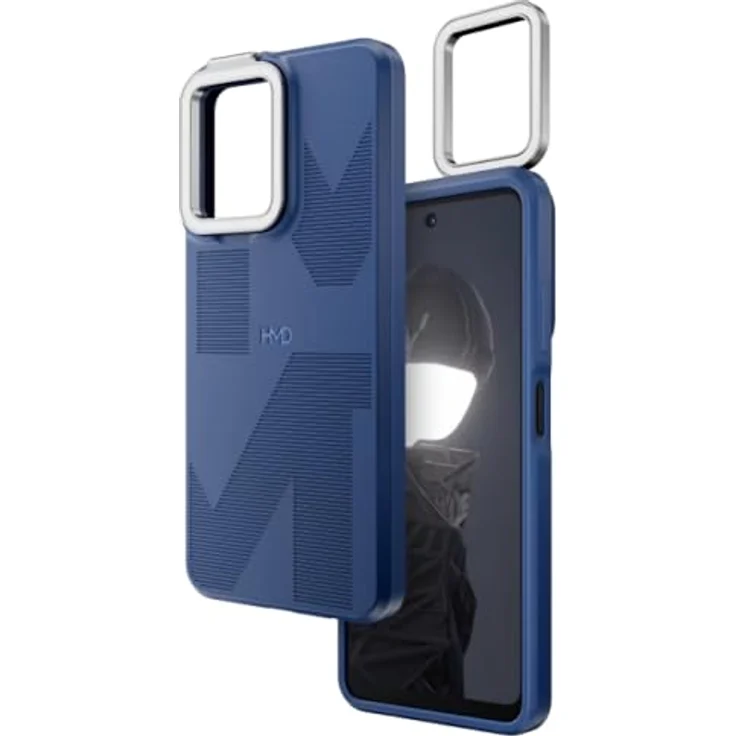 HMD Fusion Flashy Outfit, Ringlicht mit benutzerdefinierter RGB-Farb- und Helligkeitsregelung, Smart Case aus recycelten Materialien, Indigo – Bild 2