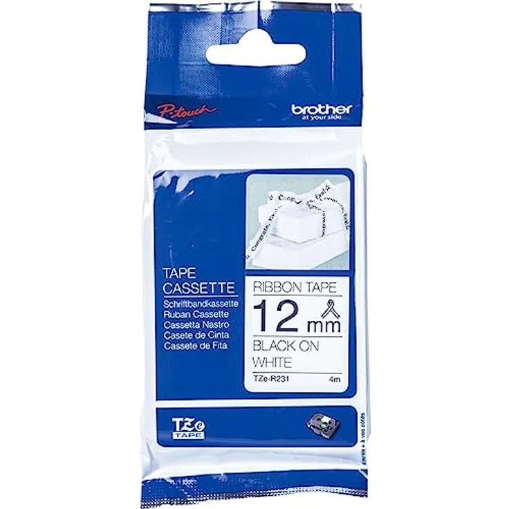 Brother TZE-R 231 Druckerzubehör schwarz white original - Preisvergleich – Bild 4