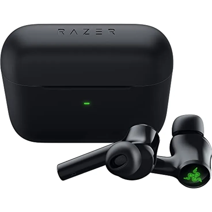 Razer Hammerhead Pro HyperSpeed - True Wireless Gaming Earbuds mit Razer Chroma RGB (HyperSpeed Wireless, aktive Geräuschunterdrückung, Chroma RGB und Bluetooth 5.3) Schwarz