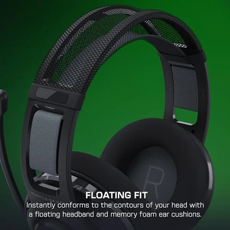 Turtle Beach Atlas 200, Multiplatform Gaming Headset mit 50-mm-Nanoclear-Treibern, unidirektionalem Mikrofon und 3.5mm Klinke für Konsolen, PC und Mobilgeräte – Bild 5