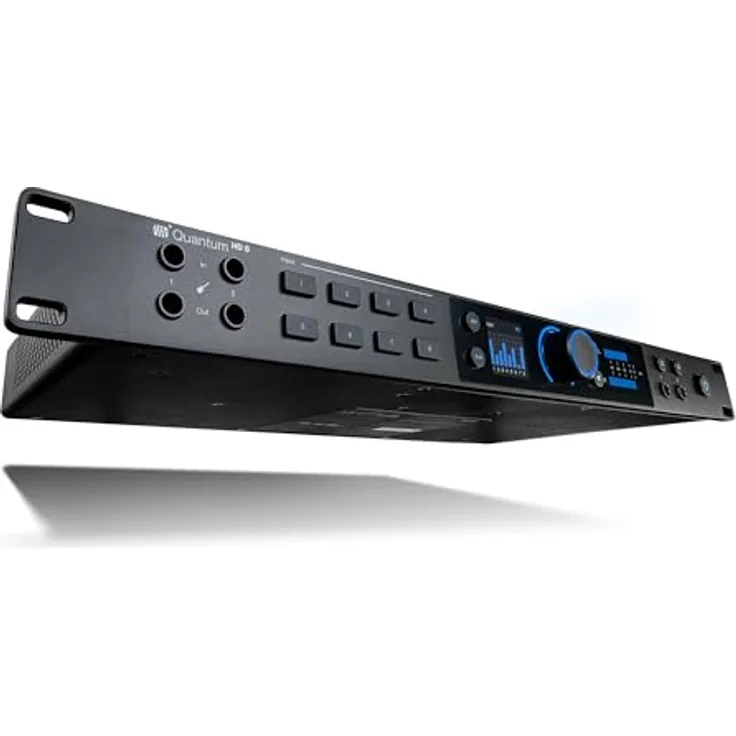 PreSonus Quantum HD 8 26 x 30, 32-Bit/192 kHz USB-C Audio-Interface in Schwarz mit Studio One Pro und 12-Monats-Studio One+ Hybrid-Mitgliedschaft