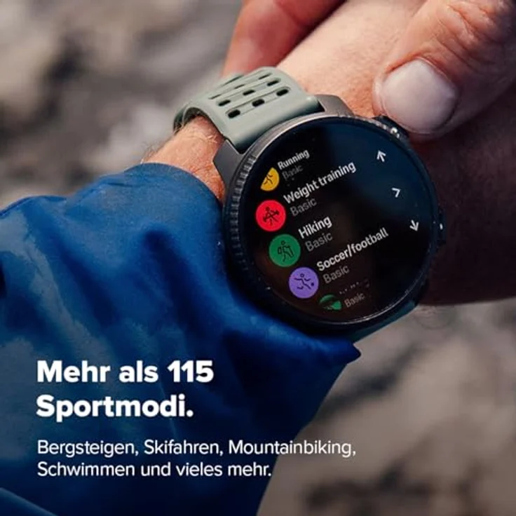 Suunto Vertical 2 (49 mm), Smartwatch mit Dual-Band-GPS, ClimbGuidance und über 115 Sportmodi, Titan – Bild 6