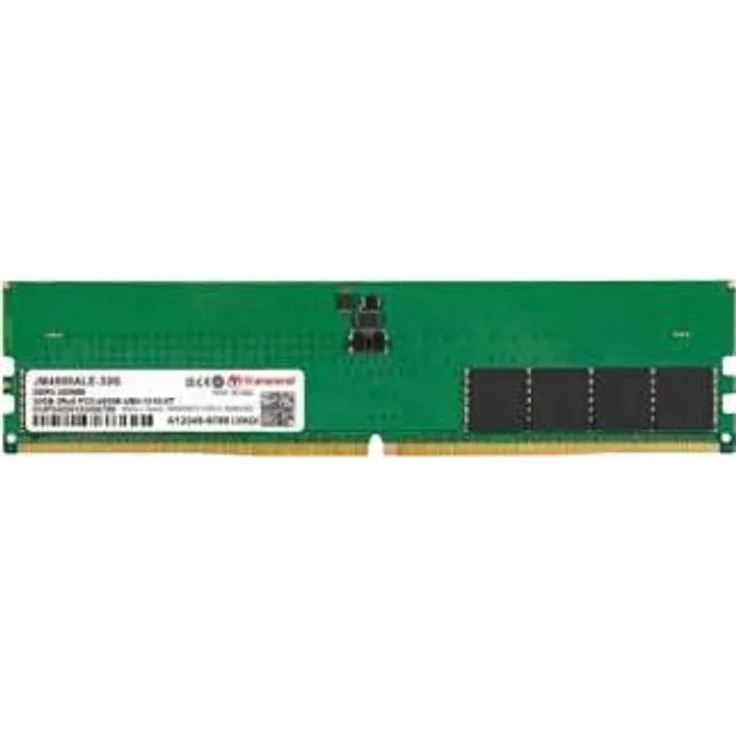 Transcend U-DIMM 32GB JetRam DDR5 5600MHz 2xRx8 2Gx8 CL46 1.1V (1 x 32GB, 5600 MHz, DDR5-RAM, U-DIMM), RAM