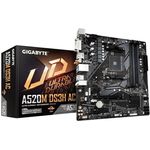 Gigabyte A520M DS3H AC Mainboard - AMD Ryzen 5000 Serie CPUs, bis zu 4733 MHz DDR5 (OC), PCIe 3.0 M.2, WiFi 5, USB 3.2 Gen 1