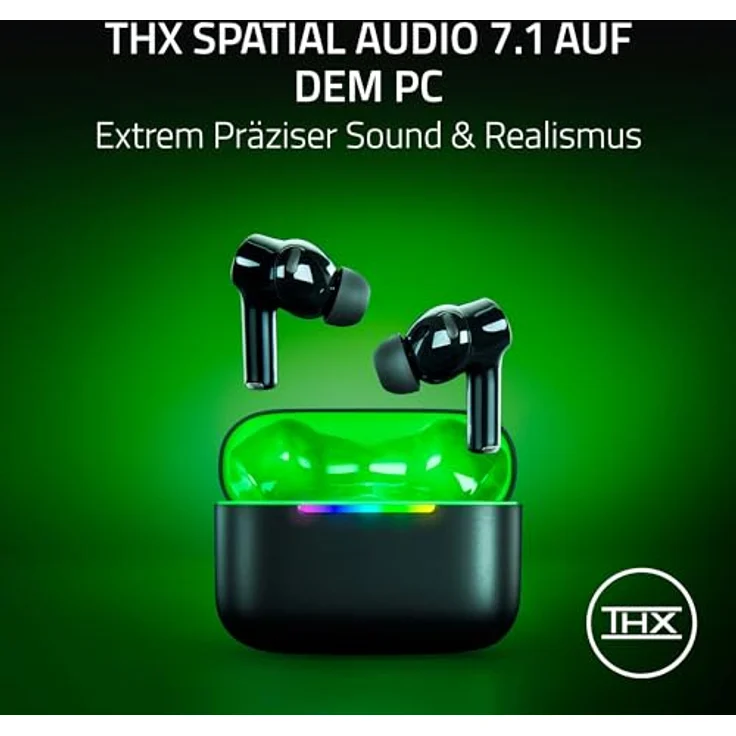 RAZER Hammerhead V3 X HS Xbox, In-ear Wireless Gaming Headset mit Bluetooth, schwarz – Bild 6