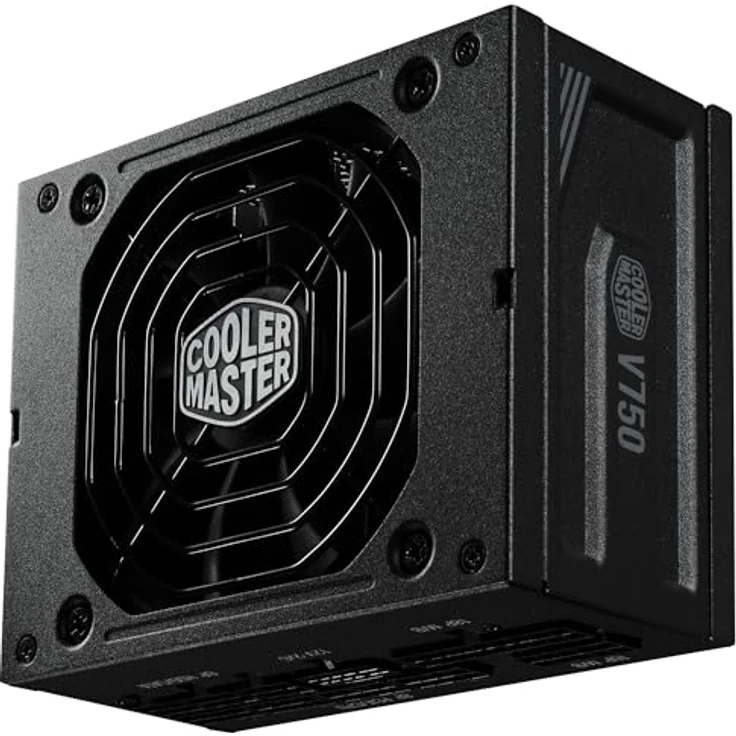 Cooler Master V750 SFX Gold ATX 3.1, 750 W 80 Plus Gold vollmodulares PC-Netzteil, Schwarz, mit 92-mm-FDB-Lüfter und PCIe 5.1 Kabel, SFX-auf-ATX-Halterung – Bild 2