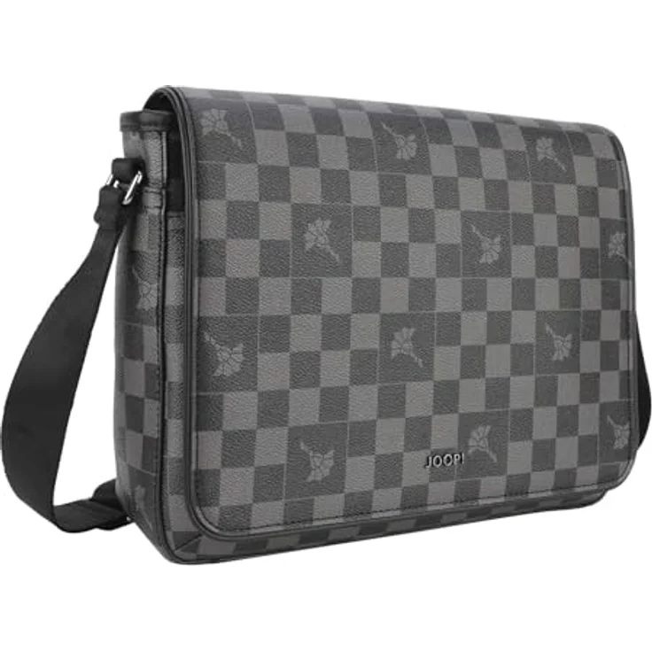 Joop! Cortina Piazza Nevio Messenger 30 cm, Laptop-Tasche aus 100% Polyurethan, grau – Bild 2