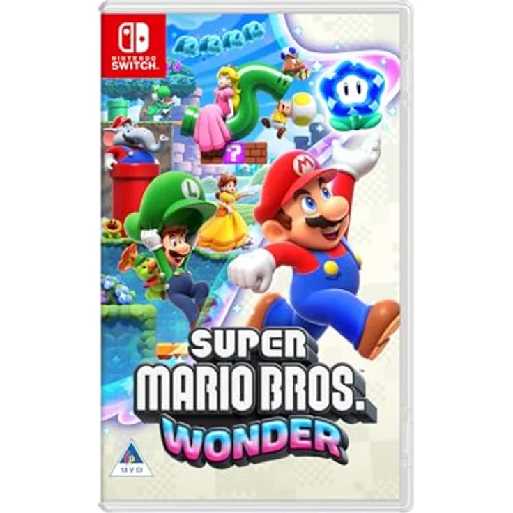 Nintendo Super Mario: Wonder (Switch) - Heldenhafte Charaktere, Power-ups und lokales Multiplayer-Spielerlebnis