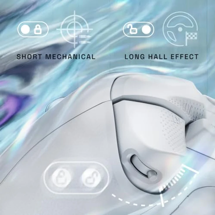 Oniverse Starion Wireless Controller - Weiß, Bluetooth Gamepad für Android, PC, PlayStation 5 und iOS – Bild 4