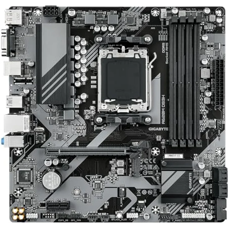 Gigabyte A620M DS3H (rev. 1.0) AMD A620 Buchse AM5 Micro ATX – Bild 3
