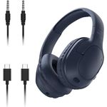 Belkin SoundForm Surround Kopfhörer Kabellos Bluetooth, Over-Ear Environmental Noise Cancelling Kopfhörer, 60 Std. Betrieb, weiche Hörmuscheln für iPhone, Galaxy, iPad, zu Hause, Büro - Blau