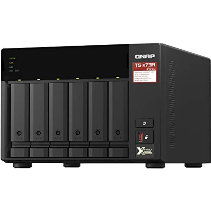 QNAP Turbo Station TS-673A-8G, 8GB RAM, 2x 2.5GBase-T – Bild 3