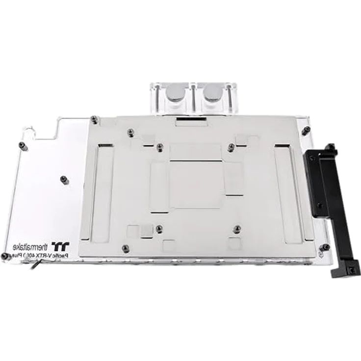 Thermaltake Pacific V-RTX 4080 Plus Waterblock (MSI RTX 4080 Gaming X Trio & RTX 4080 SUPRIM X ONLY), LED Strip Design & hohe Durchflussrate, Aluminium-Backplate, schwarz – Bild 3