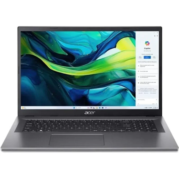Acer Aspire Go 17 (AG17-31P-33AJ), 17,3" Full-HD IPS Notebook, Intel Core i3 N355, 16GB RAM, 512GB SSD, Windows 11, Grau – Bild 1