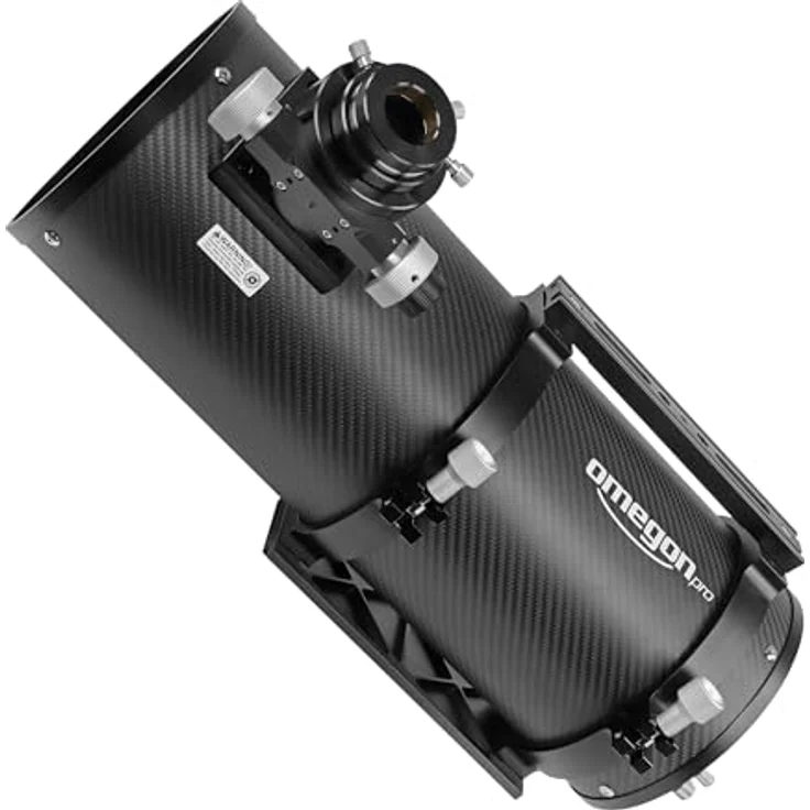 Omegon Pro Astrograph Carbon 154/600 OTA, Teleskop mit 2" Okularauszug, CNC-gefrästem Aluminium, für Astrofotografie – Bild 1
