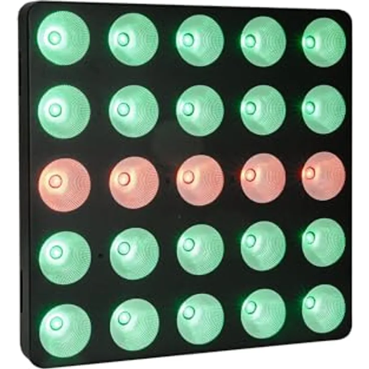 Eurolite LED Pixel Matrix Panel 5x5 RGB/WW, Scheinwerfer & Lichtset mit RGB und Warmweiß Beleuchtung