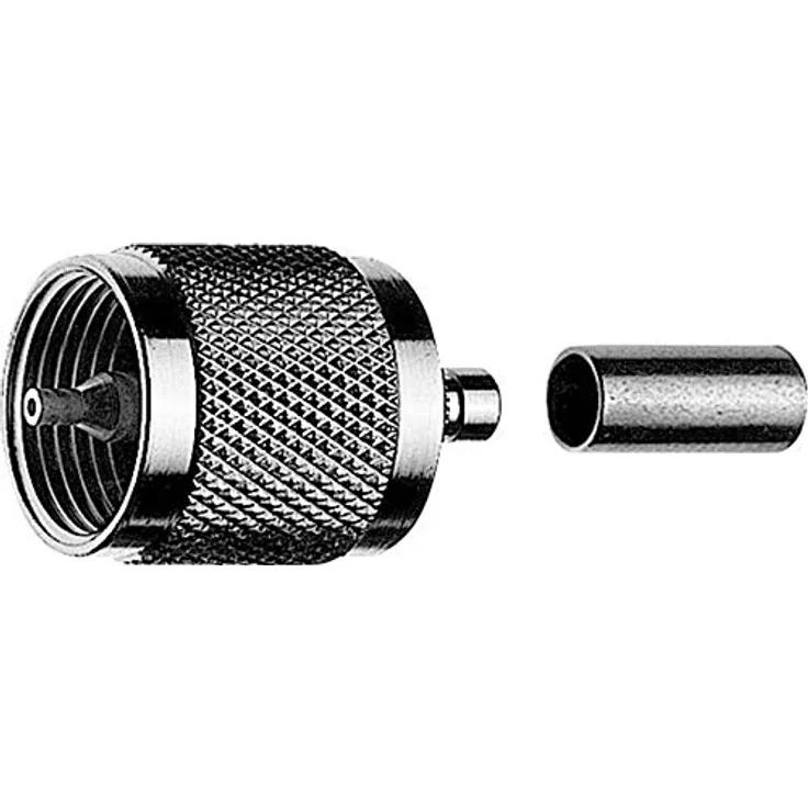 Telegaertner J01040A0000 J01040A0000 UHF-Steckverbinder Stecker, gerade 50â„¦ 1St.