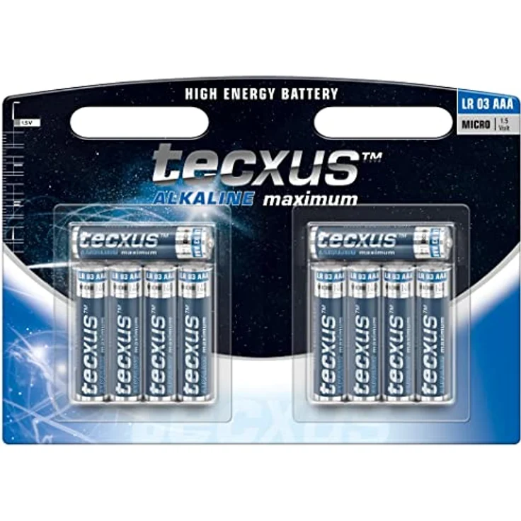 Micro (LR03 - AAA) Batterien Alkaline 1,5 V mit langer Lebensdauer, 10er Pack – Bild 2