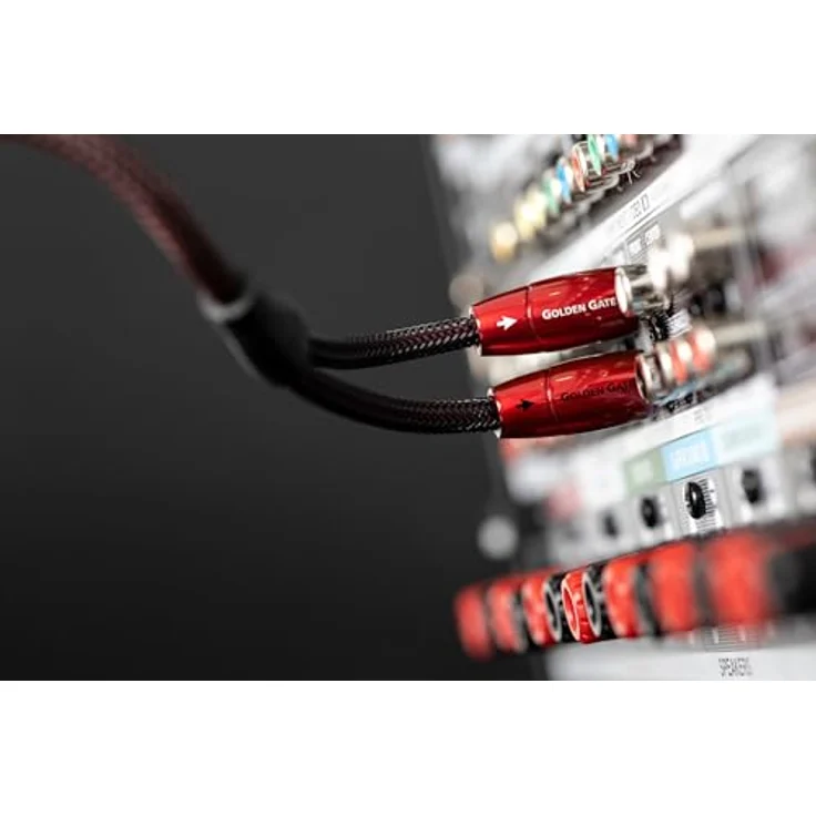 audioquest Golden Gate 2 x Cinch Stecker auf 2 x Cinch Stecker 1m – Bild 6