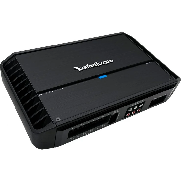 Rockford Fosgate P600X4 PUNCH, 4-Kanal Class-AB Verstärker mit 4 × 150 W RMS, integrierter C.L.E.A.N.-Setup-System und Punch EQ
