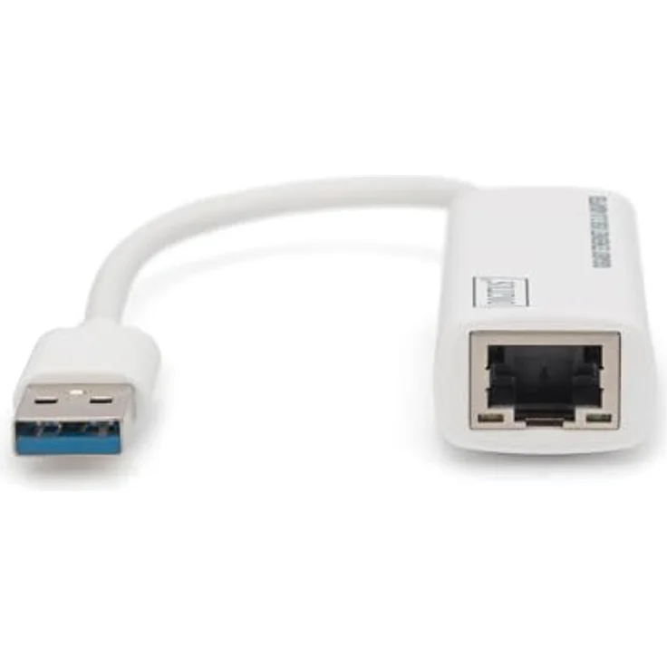 DIGITUS Netzwerk-Adapter über USB 3.0 - Gigabit-Ethernet 1 GBit-s RJ45 - Zusätzlicher LAN-Anschluss über USB-A Stecker – Bild 6